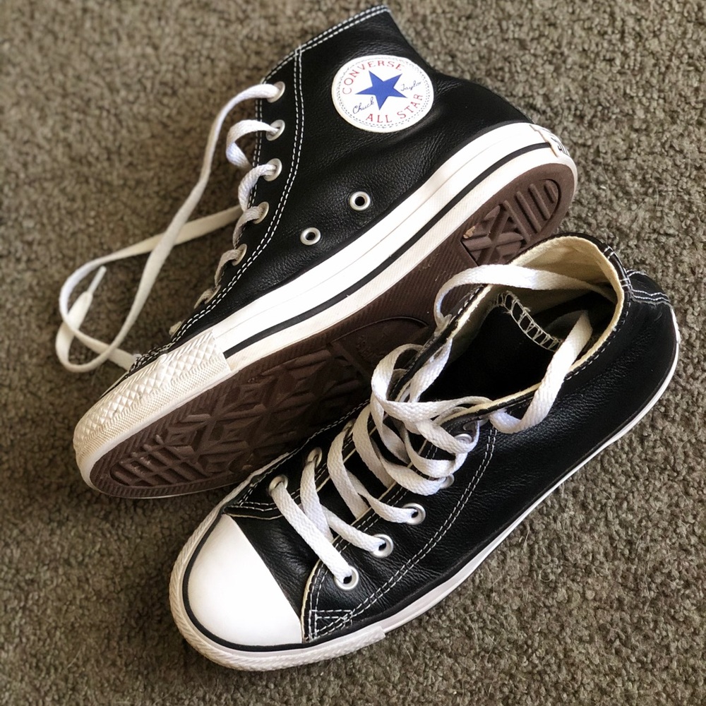 High Top Leather Converse